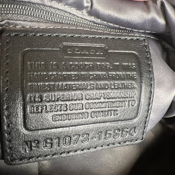 Coach(2010) Kristin Signature C Embroidered Op Art Shoulder Crossbody Bag - Picture 13 of 13